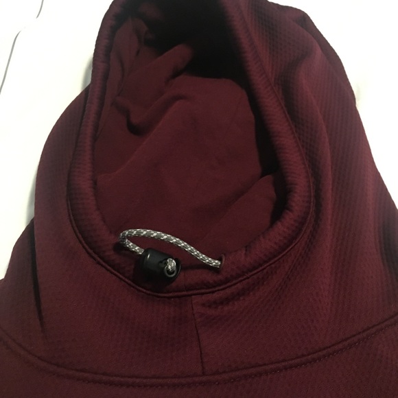 Adidas Burgundy Hoodie - Picture 5 of 5
